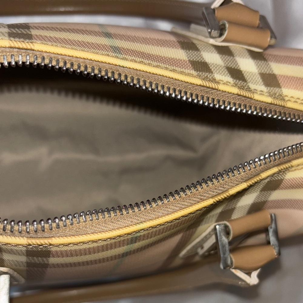 Burberry Pink Nova Check Satchel - Picture 14 of 16